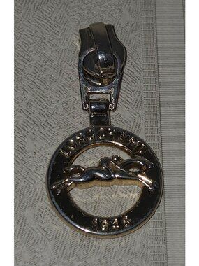 Longchamp Le Pliage Replacement Zipper Pull Gold Tone Hardware charm